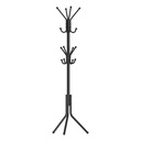 SONGMICS Porte-Manteau, Porte-Manteau en Métal, Organisateur Autonome pour Vêtements, Sacs, Chapeaux, 175 cm de Hauteur, 16 Crochets, pour Entrée, Salon, Chambre, Noir Encre RCR081BH01