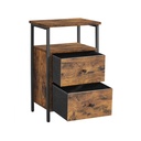 VASAGLE Table de Chevet, 38 x 28 x 60 LET521B01