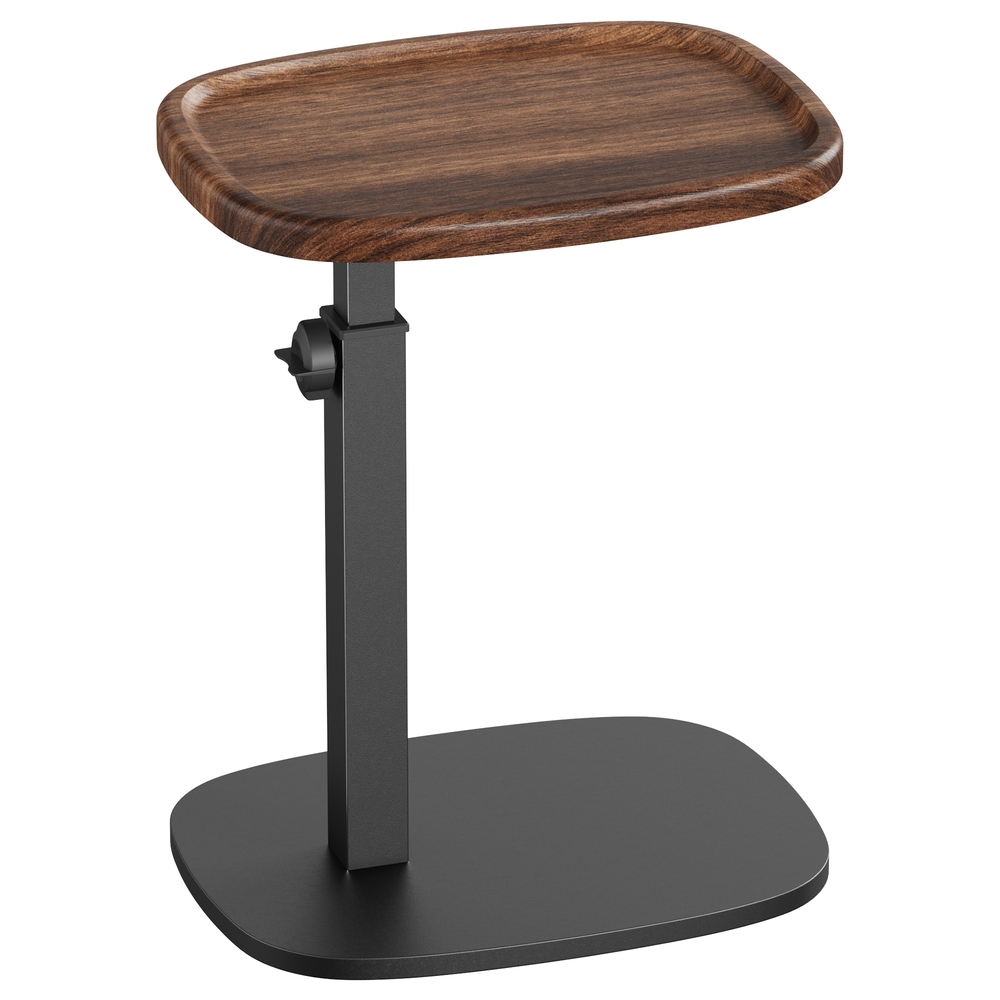 [LET363M101] VASAGLE Table de chevet pour petits espaces, 30 x 40 x 69 cm, marron noyer et noir encre, LET363M101
