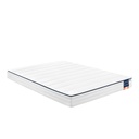 VASAGLE Matelas 140 x 200 cm, mousse à mémoire de forme gel, 7 zones de confort, H3, bleu RMZ114W101