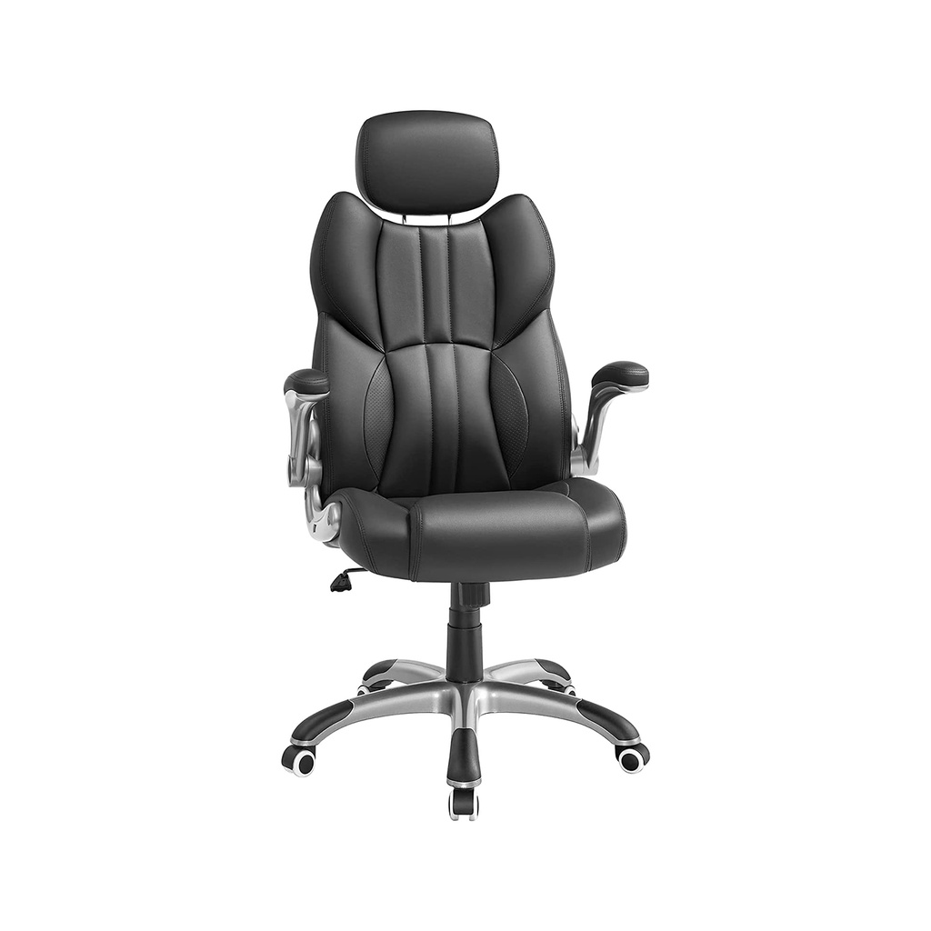 SONGMICS Chaise de bureau Racing noire OBG65BK