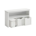 VASAGLE Armoire de rangement LHS380W01