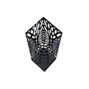 SONGMICS Porte-Parapluie en Métal, Porte-Parapluie Carré Moderne, 15,5 x 15,5 x 49 cm, avec 4 Crochets et un Bac de Récupération Amovible, pour Couloir, Bureau, Noir LUC48B