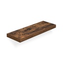 VASAGLE Étagère Flottante, Étagère Murale pour Photos, Décorations, dans Salon, Cuisine, Couloir, Chambre, Salle de Bain, Marron Rustique LWS26BX