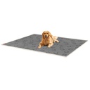 FEANDREA Couverture imperméable pour chien en polaire Sherpa pour grands chiens et chats, 203,2 x 152,4 cm, housse de protection réversible pour canapé, lavable en machine, gris