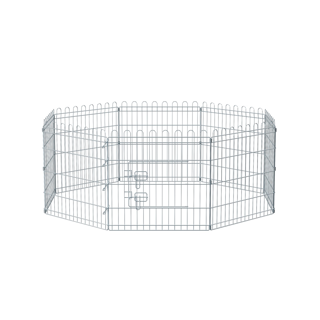 [PPK001W01] FEANDREA Puppy Run Lapin Pliable pour Chiens Argent
