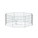 FEANDREA Puppy Run Lapin Pliable pour Chiens Argent