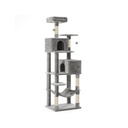 FEANDREA Griffoir pour chat avec housse douce, gris bleu PCT162W01