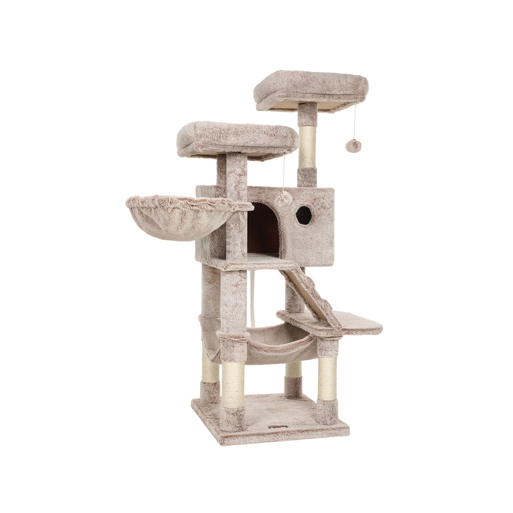[PCT162M01] FEANDREA PCT162M01 Griffoir pour chat avec couverture souple - Marron clair