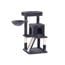 FEANDREA Arbre à chat pour grands chats, tour à chat, perchoir élargi, gris fumé PCT51G
